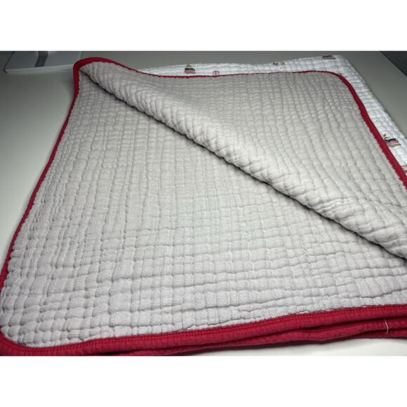 Little Unicorn The Boss Baby Cotton Muslin Baby Blanket Quilt Toy Box 40x40 - Picture 3 of 11